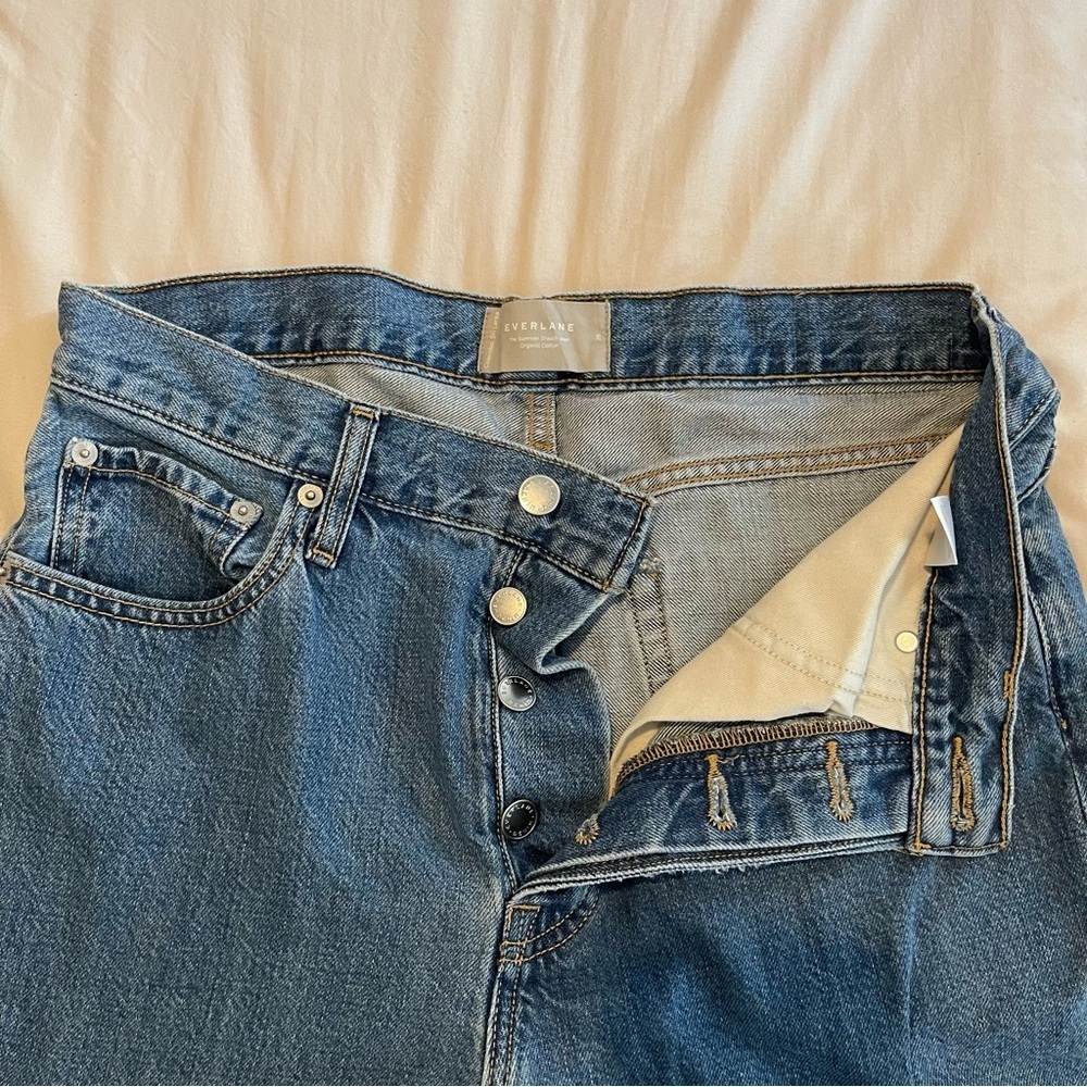 Everlane The Summer Slouch Women’s Straight Leg Jeans Size 26 - Picture 4 of 5